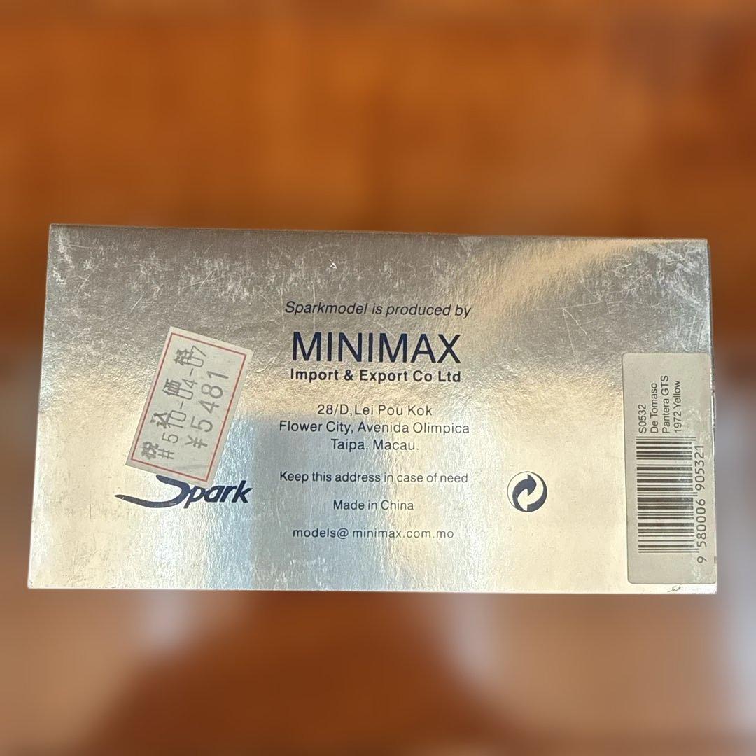 No106. Sparkデ・トマソ・パンテーラ GTS 1972年