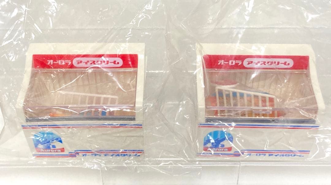 リーメント ぷちサンプル 本日開店コンビニ アイスクリーム冷蔵庫2個セット