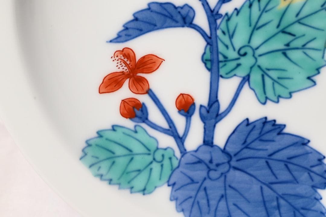 【美品】人間国宝 十三代 今泉今右衛門 皿セット 皿 五客 有田焼 食器 共箱