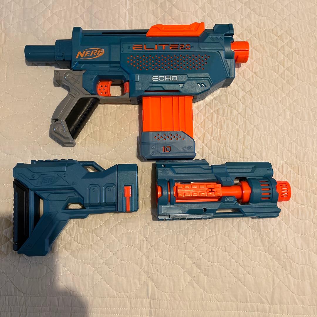 【美品】 Nerf ECHO トイガンセット