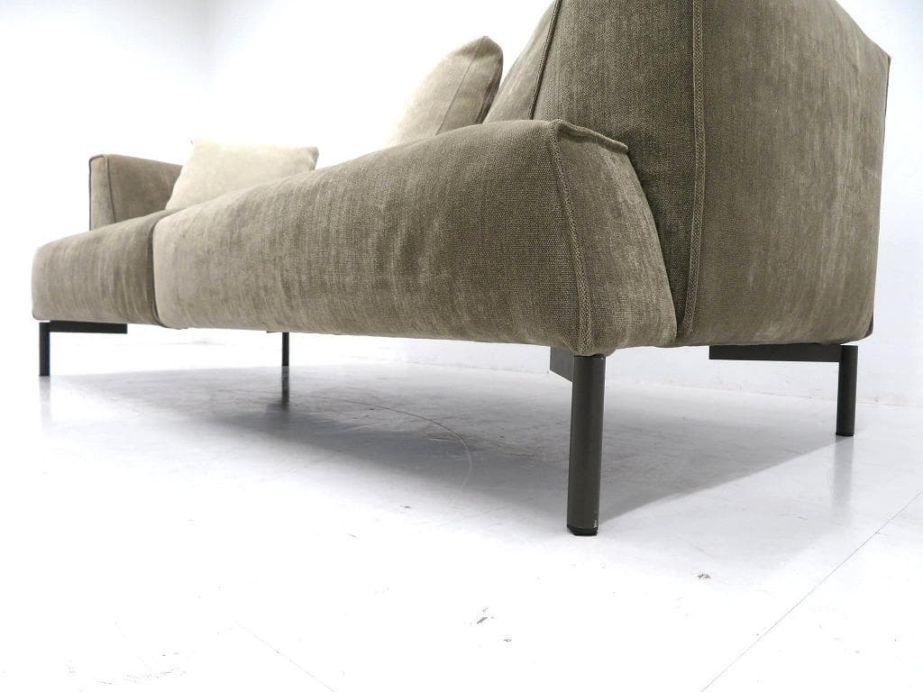 展示品　アルフレックス　マジェンタ　3人掛けソファ　オプション　クッション付き