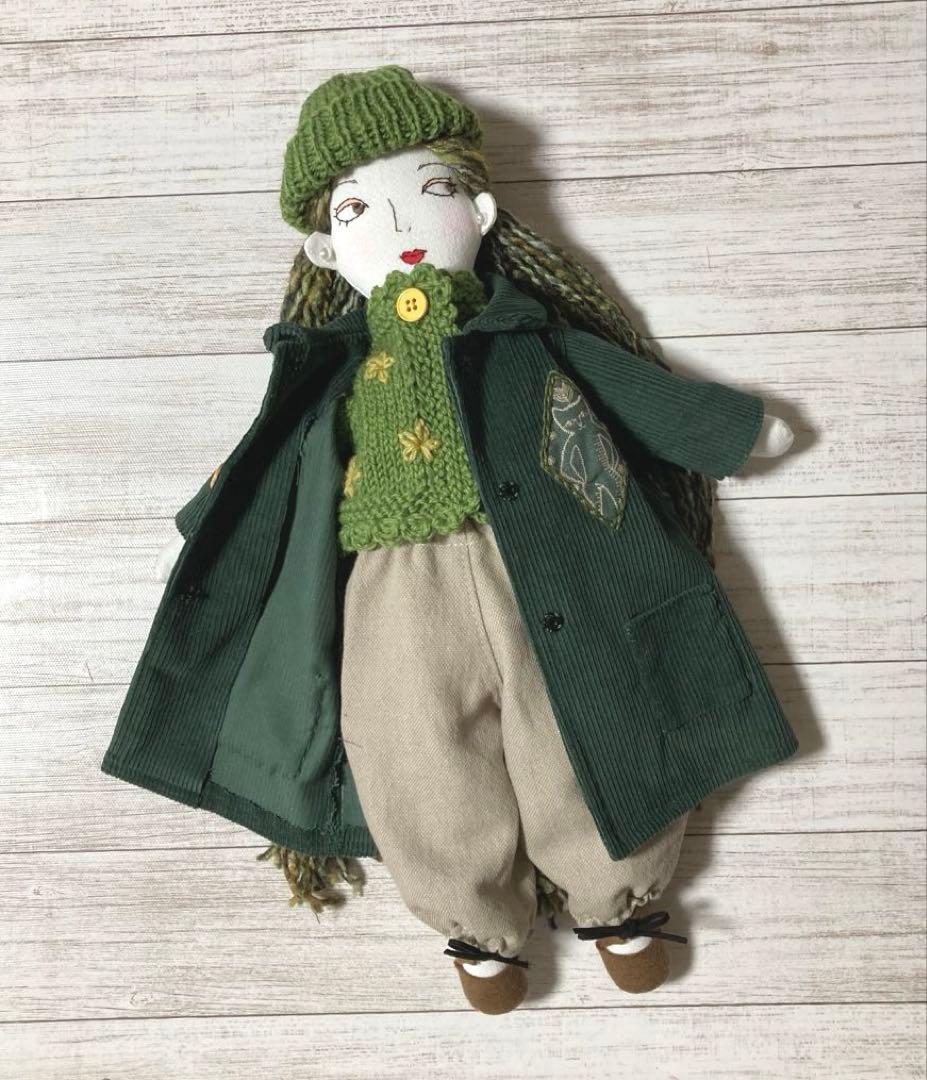 着せ替え人形　グリーン系さん