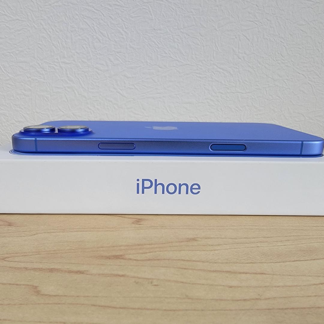 【美品】iPhone 16Plus 128GB Ultramarine