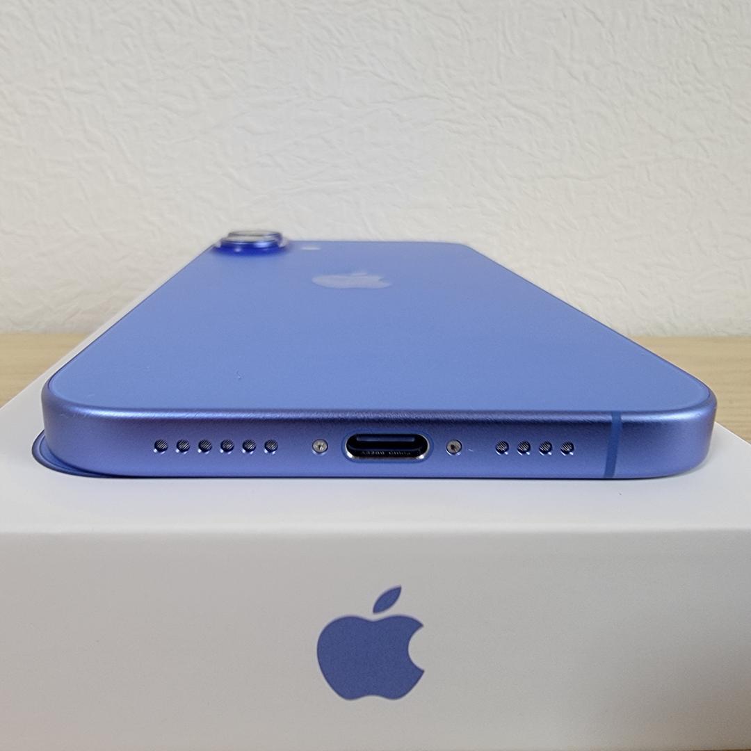 【美品】iPhone 16Plus 128GB Ultramarine