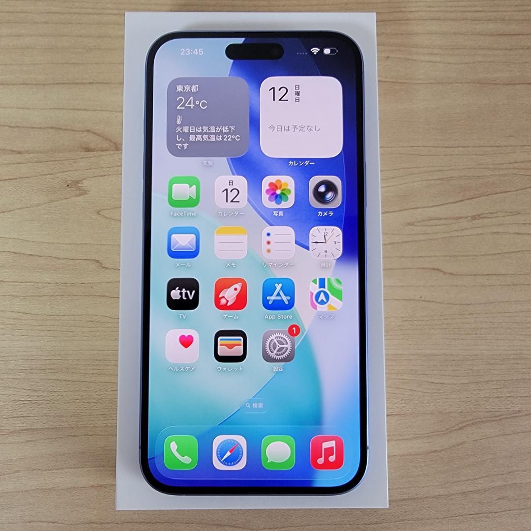 【美品】iPhone 16Plus 128GB Ultramarine