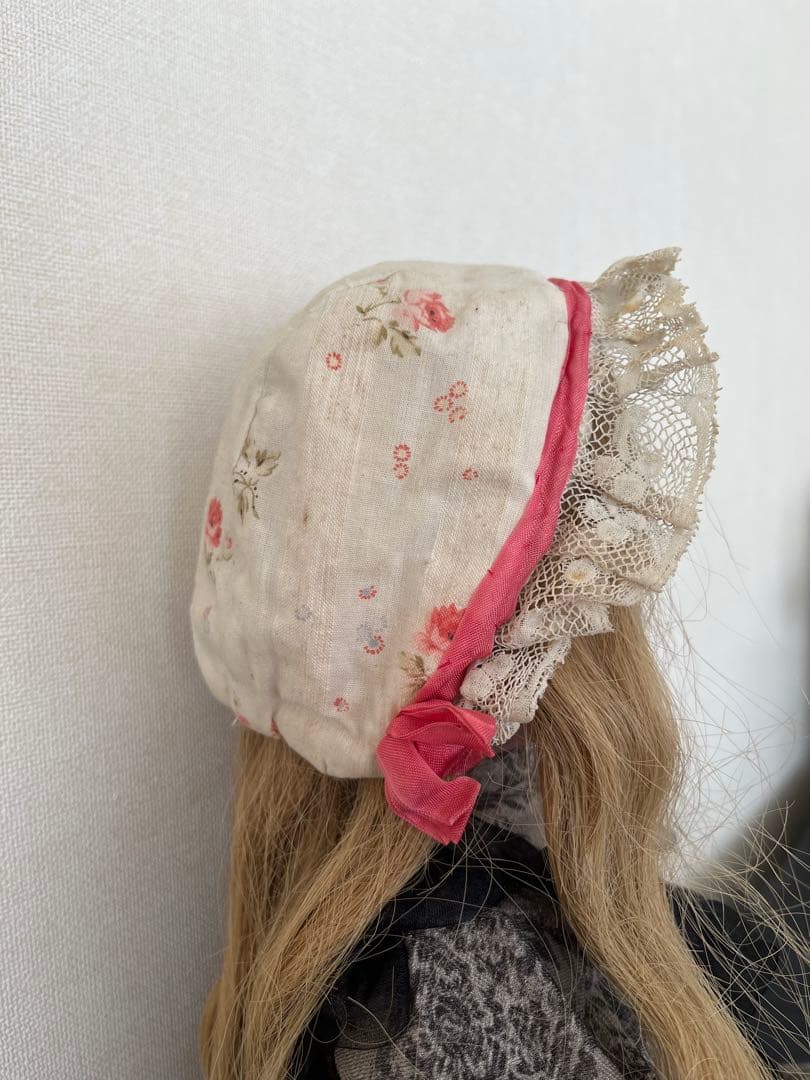 ▪️ヴィンテージ ▪️ドール用ドレス＆ボンネット▪️大きなドール用