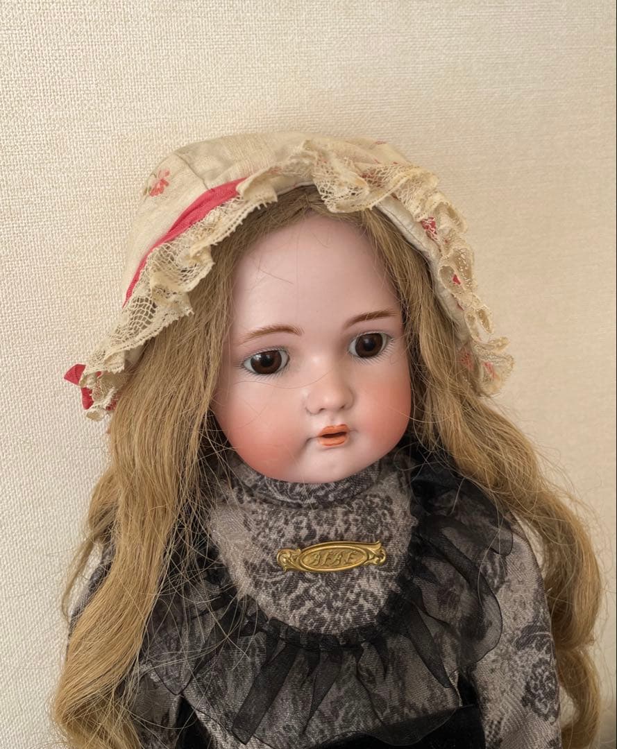 ▪️ヴィンテージ ▪️ドール用ドレス＆ボンネット▪️大きなドール用
