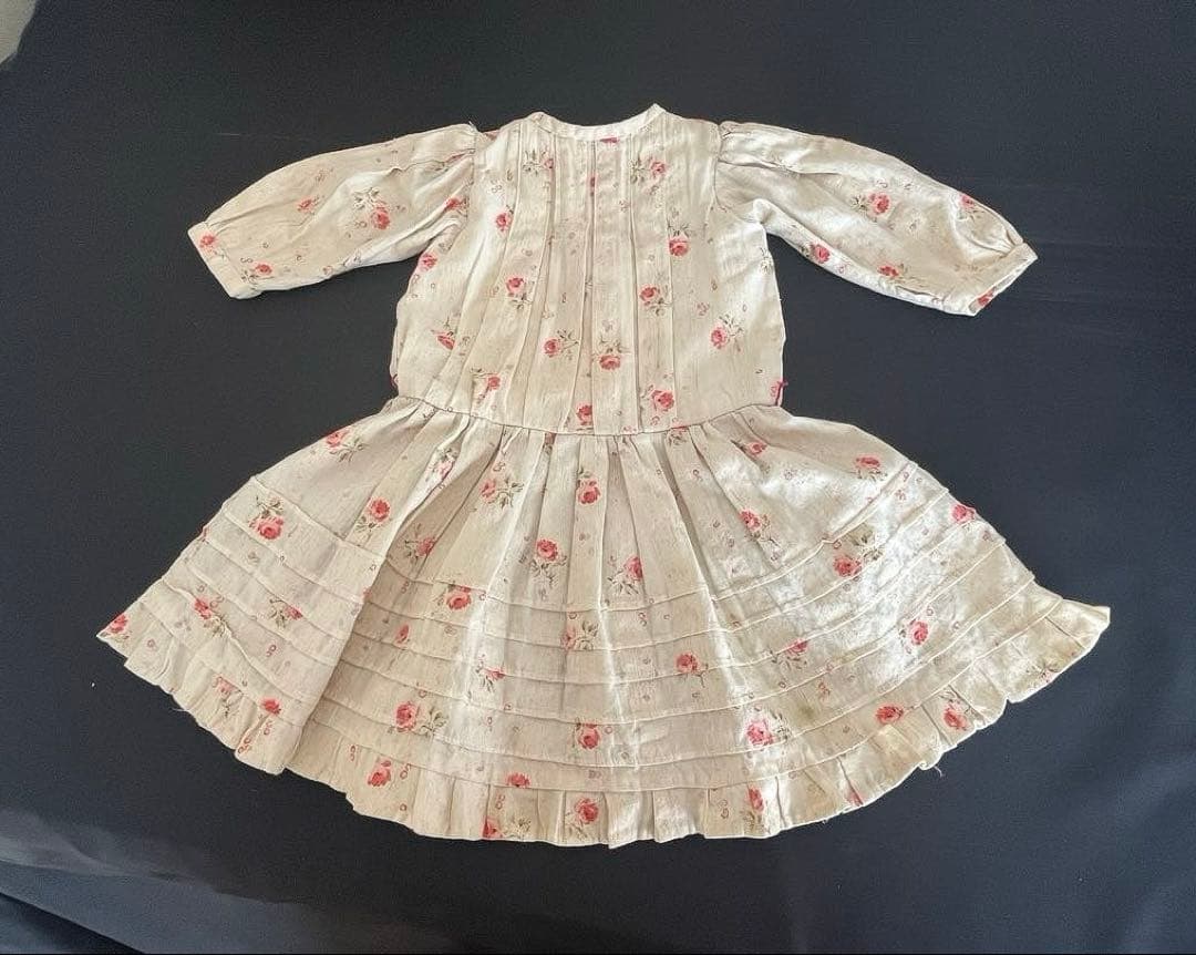 ▪️ヴィンテージ ▪️ドール用ドレス＆ボンネット▪️大きなドール用