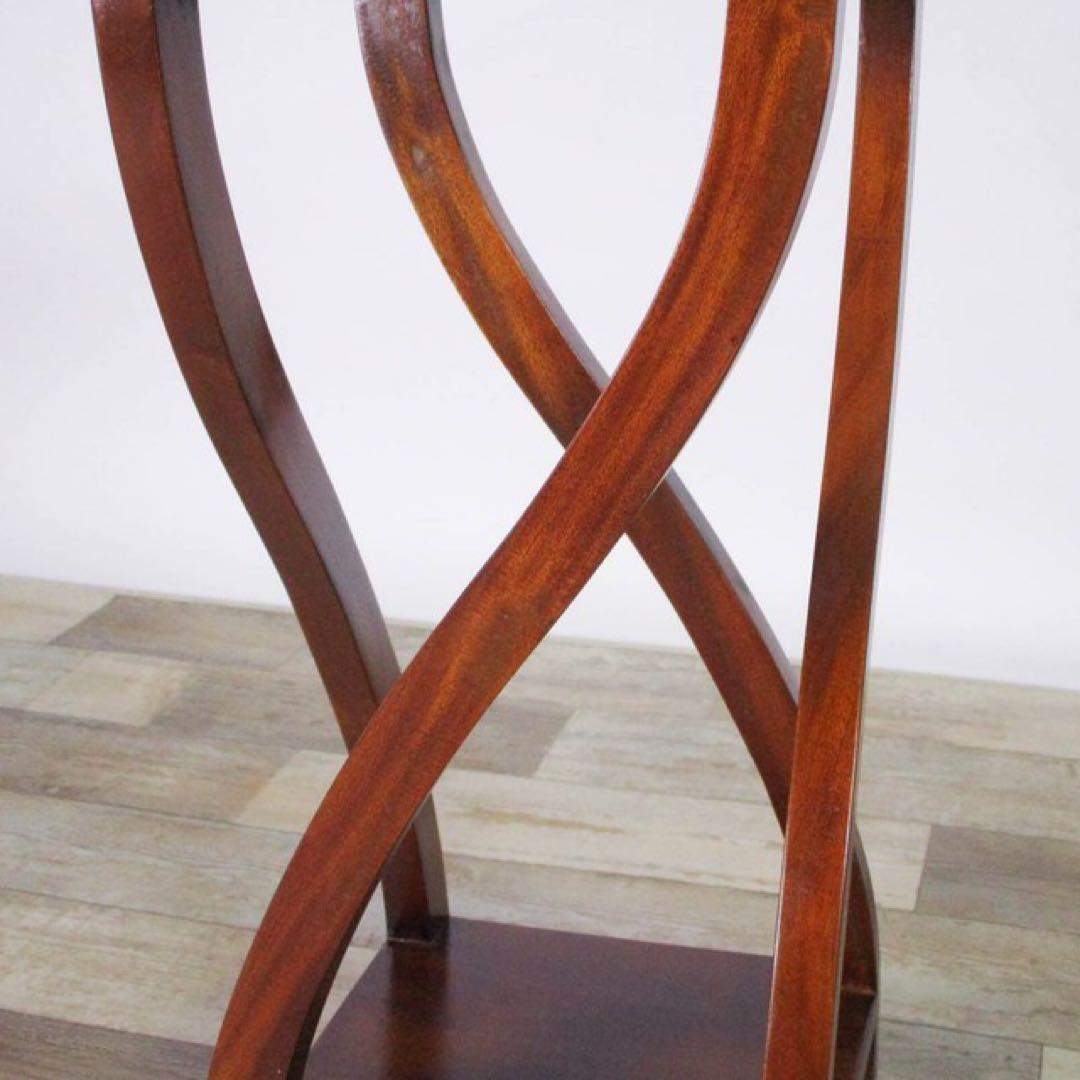 H 新品 イニュルスタンド 花台 ライトスタンド 棚 飾り棚 北欧 天然木 花瓶