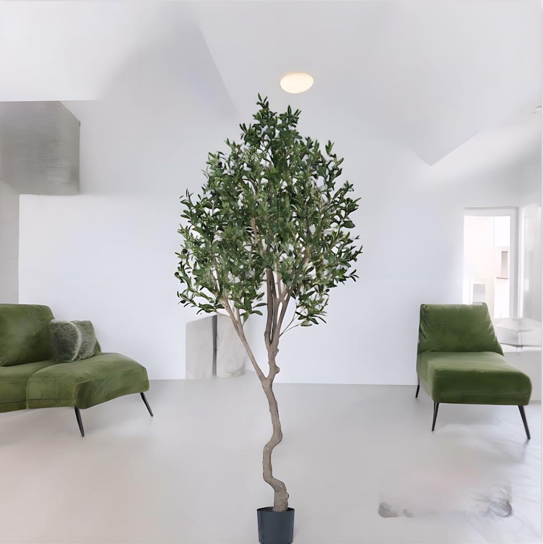 光触媒　人工観葉植物　ウォールグリーン　フェイクグリーン　オリーブ240