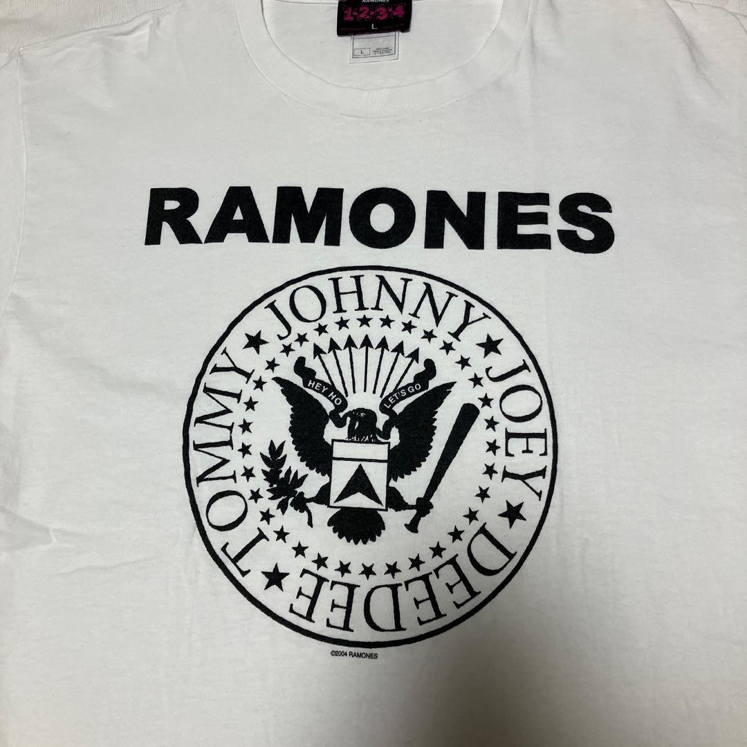 RAMONES ラモーンズ Tシャツ Lサイズ 白 正規品