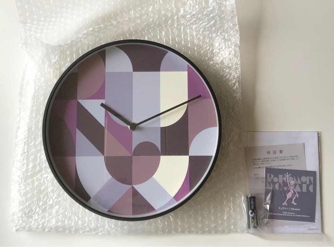 【新品未使用】ミュウツー　時計　nendo 【販売終了品】　ポケモン