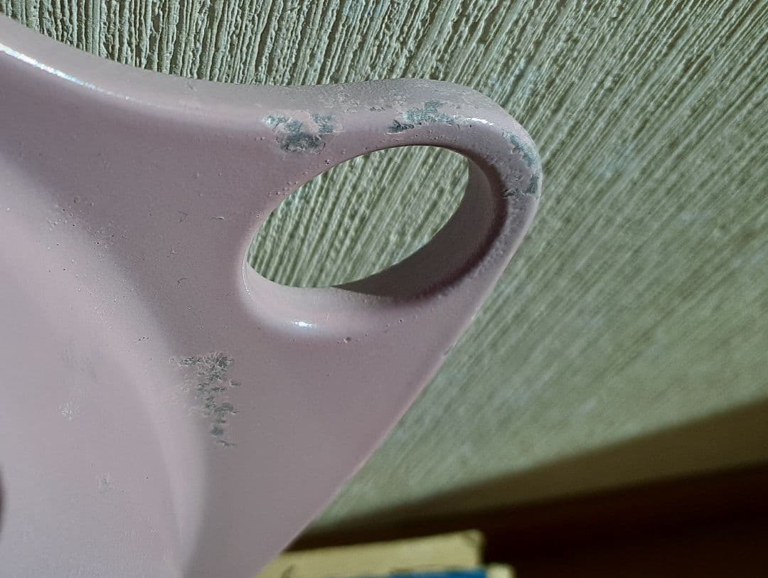 『シュシュ』アサヒ軽金属ワイドオーブンPink／☆深鍋・蓋未使用☆浅鍋使用