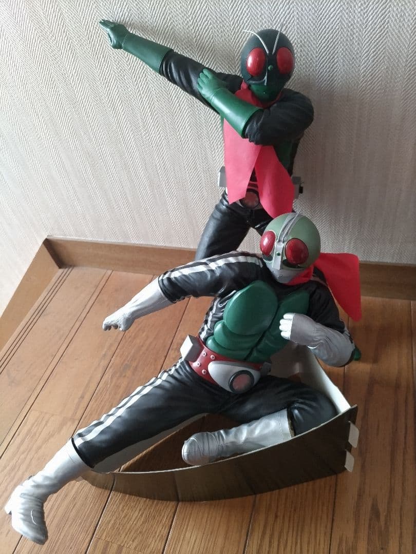 格安　希少　ビッグサイズ仮面ライダー１号３体セット