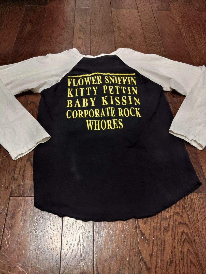 NIRVANA ロンT　ラグラン　スマイル　古着