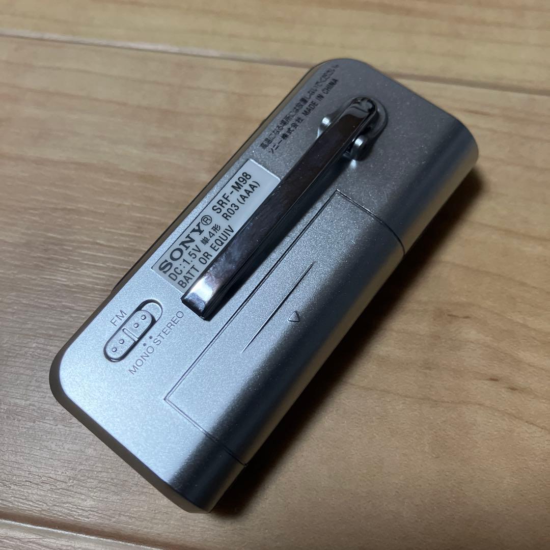 SONY SRF-M98 小型軽量 ライターサイズラジオ 携帯型ラジオ ソニー