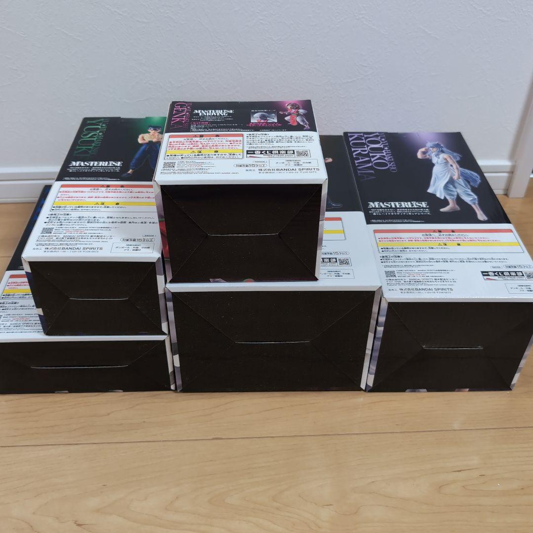 一番くじ 幽遊白書 フィギュアセット A＋B＋C＋E＋ラストワン賞