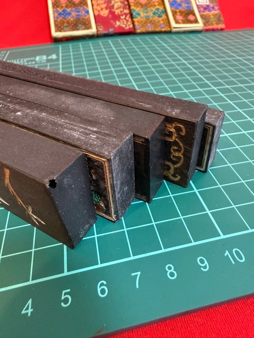 中国墨 ★☆ 大好山水 油煙101 鐵斎翁書画墨 上海墨廠出品 南極星輝 百壽園