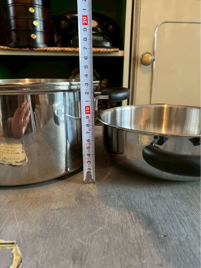 未使用 アンナロッシ ステンレス マルチパスタポット 22cm 鍋