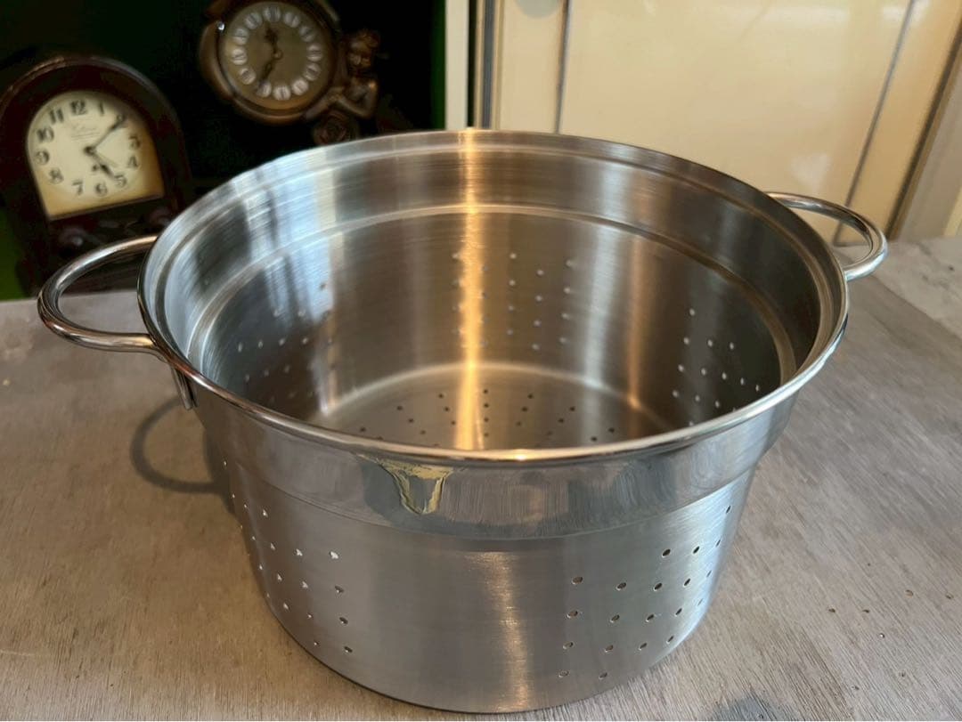 未使用 アンナロッシ ステンレス マルチパスタポット 22cm 鍋