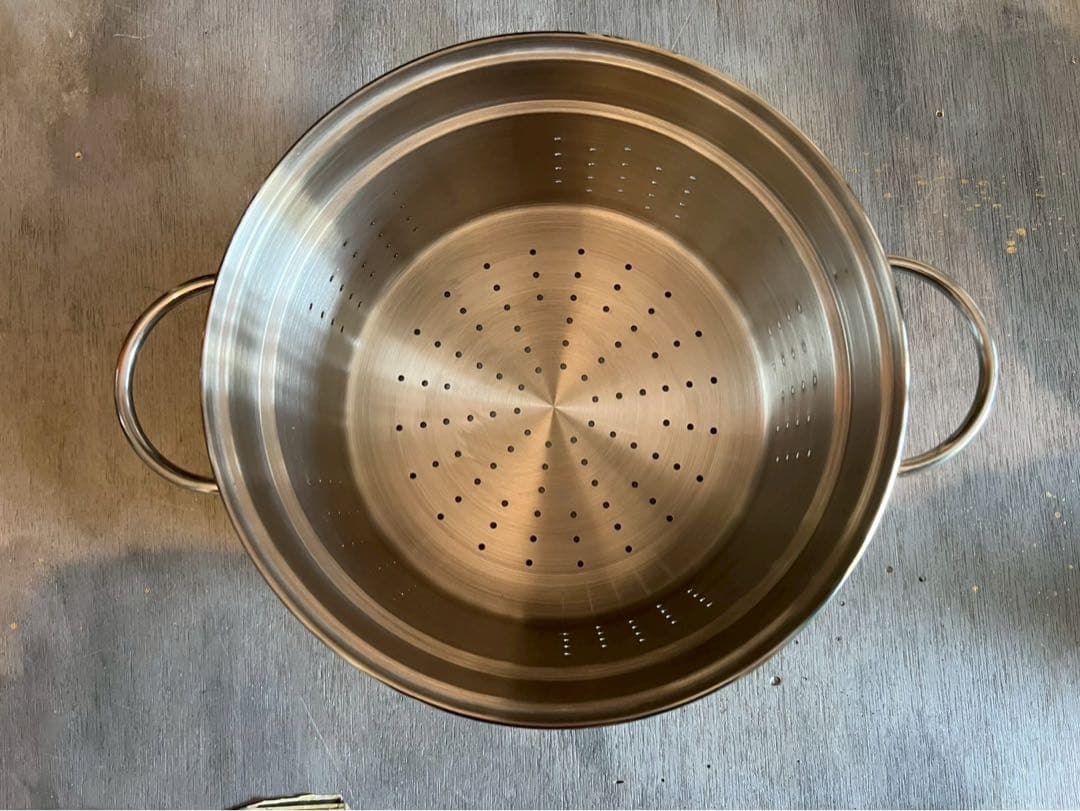 未使用 アンナロッシ ステンレス マルチパスタポット 22cm 鍋