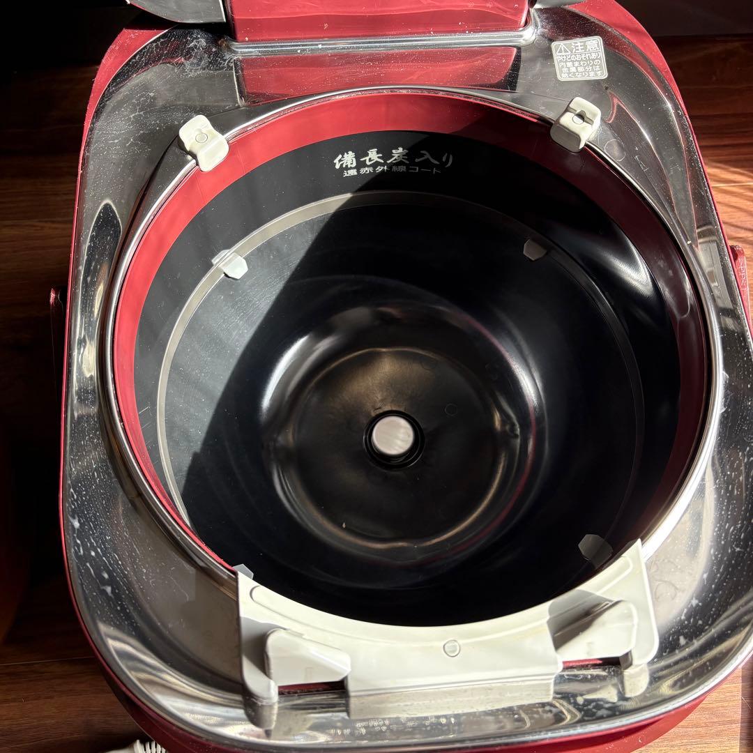 【東芝】炊飯器 RC-18VXK 一升 圧力IH 赤