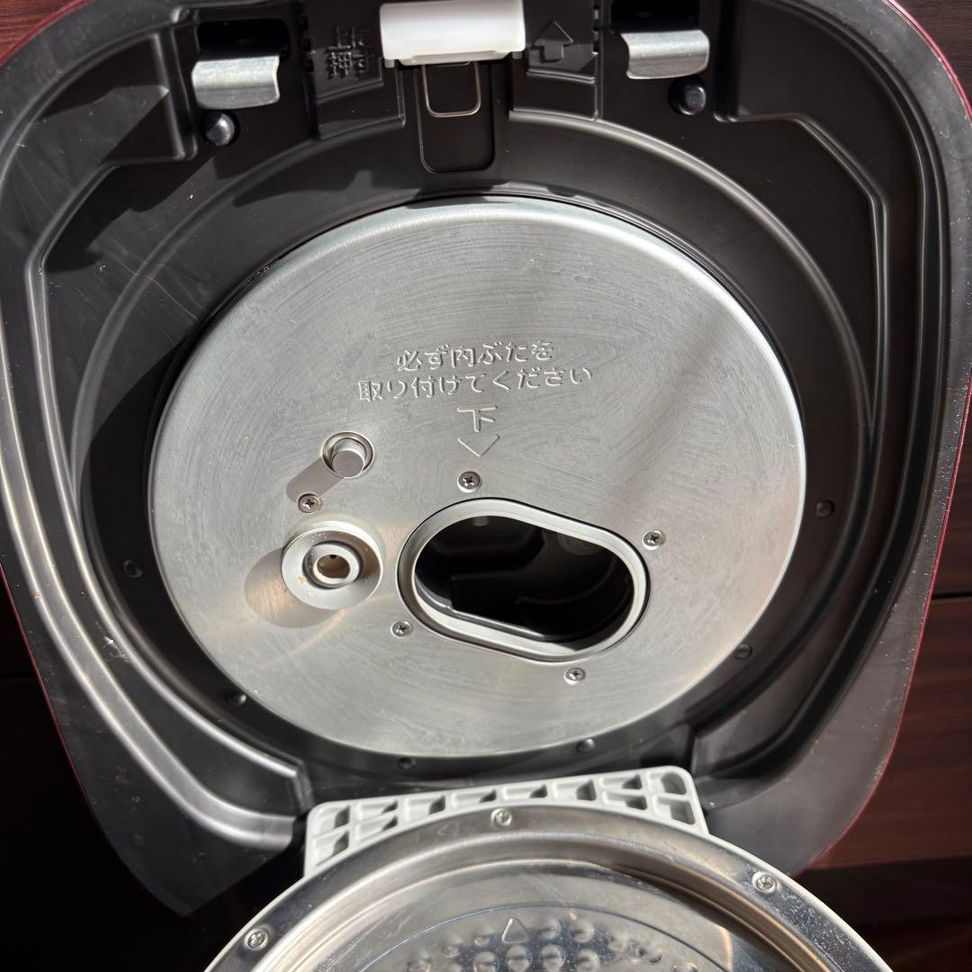 【東芝】炊飯器 RC-18VXK 一升 圧力IH 赤