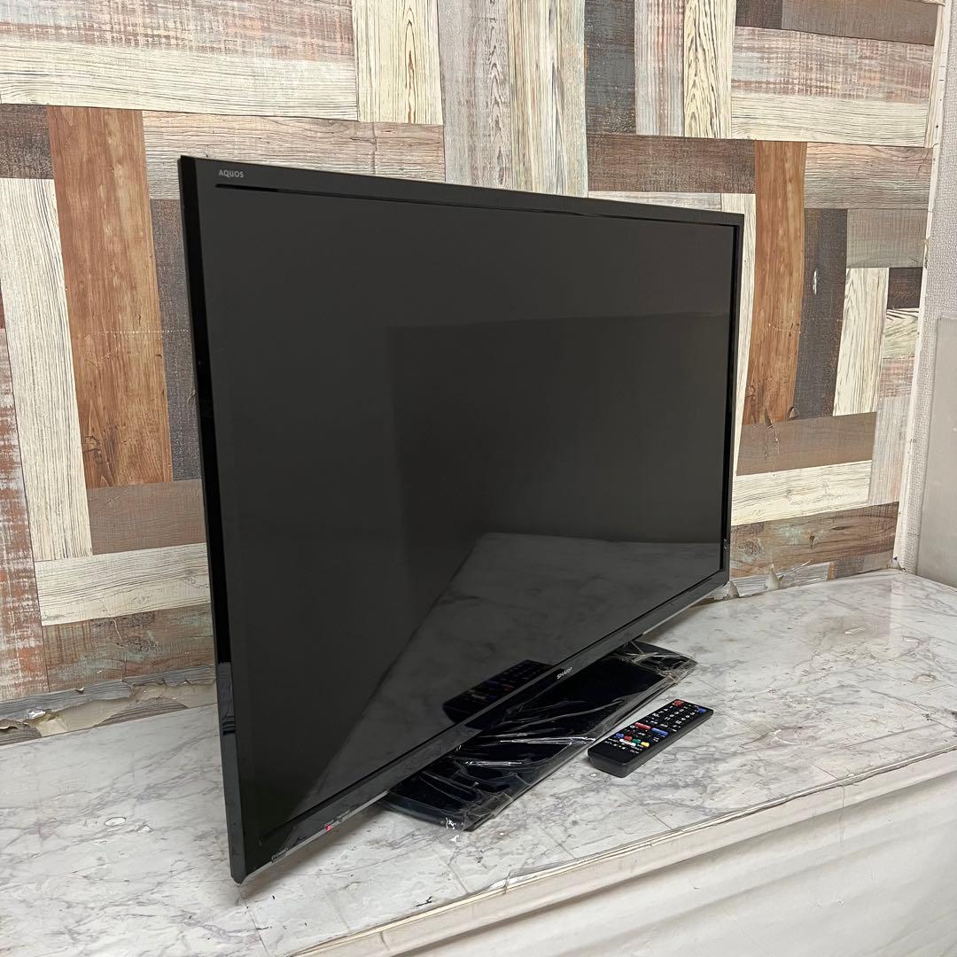 ゆうくん専用全国送料込シャープ40型液晶テレビ Wチューナー新品リモコン付