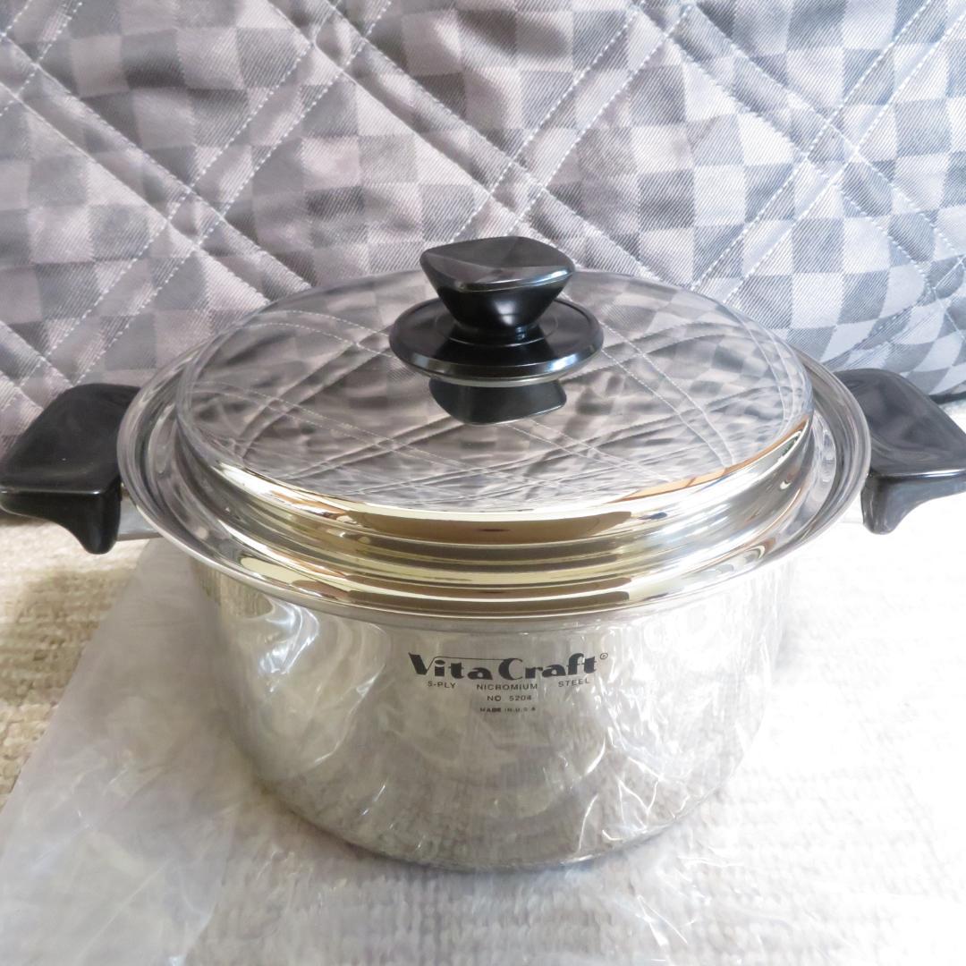 未使用　ビタクラフト 両手ナベ No.5204　4ℓ