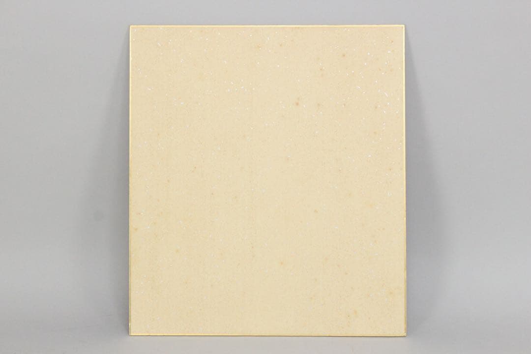 No5739 掛軸風額　作者不詳　在銘　水墨梅図　色紙　日本画　絵画　送料無料