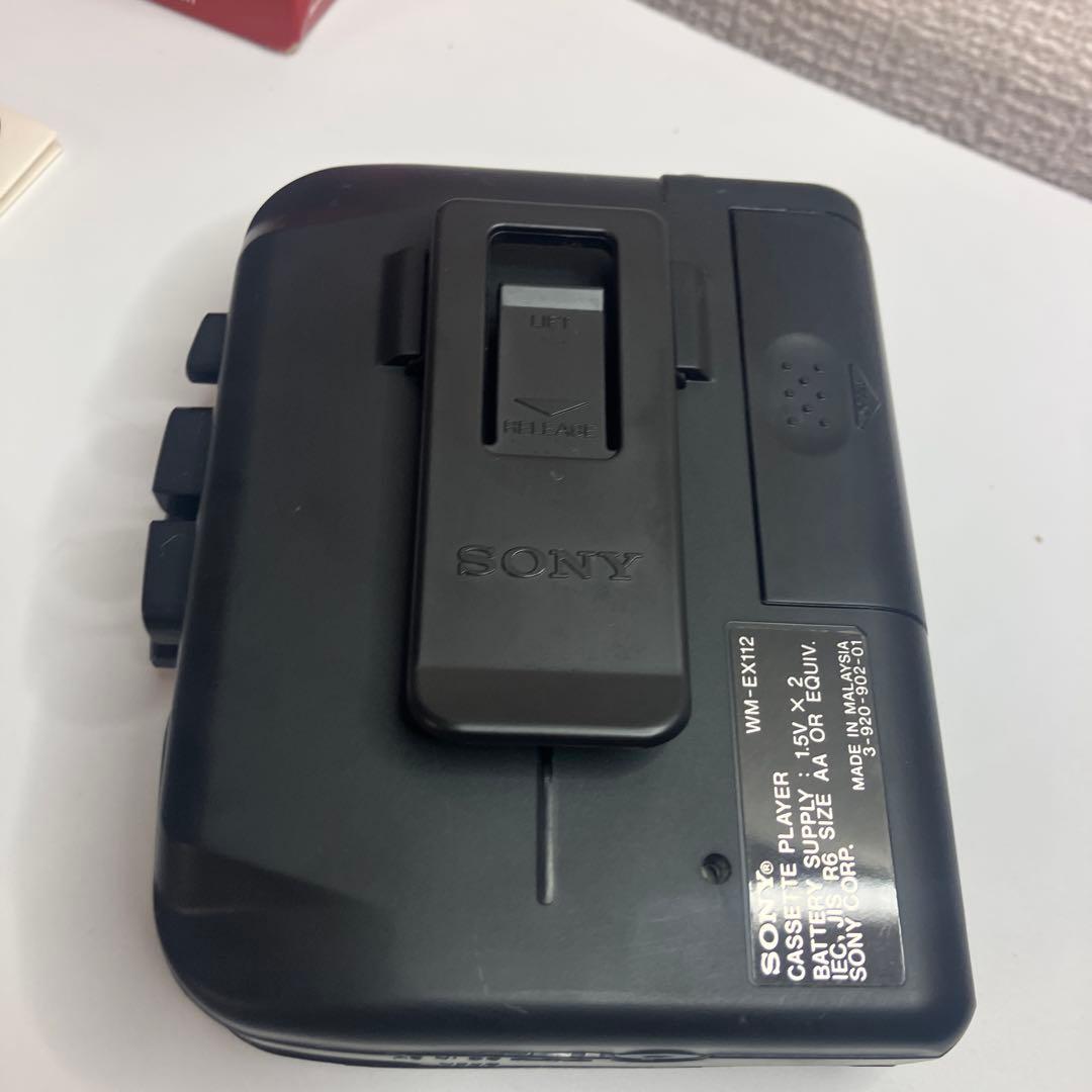 新品　超希少箱有り　SONY WM-EX112 カセットプレーヤー　レトロ