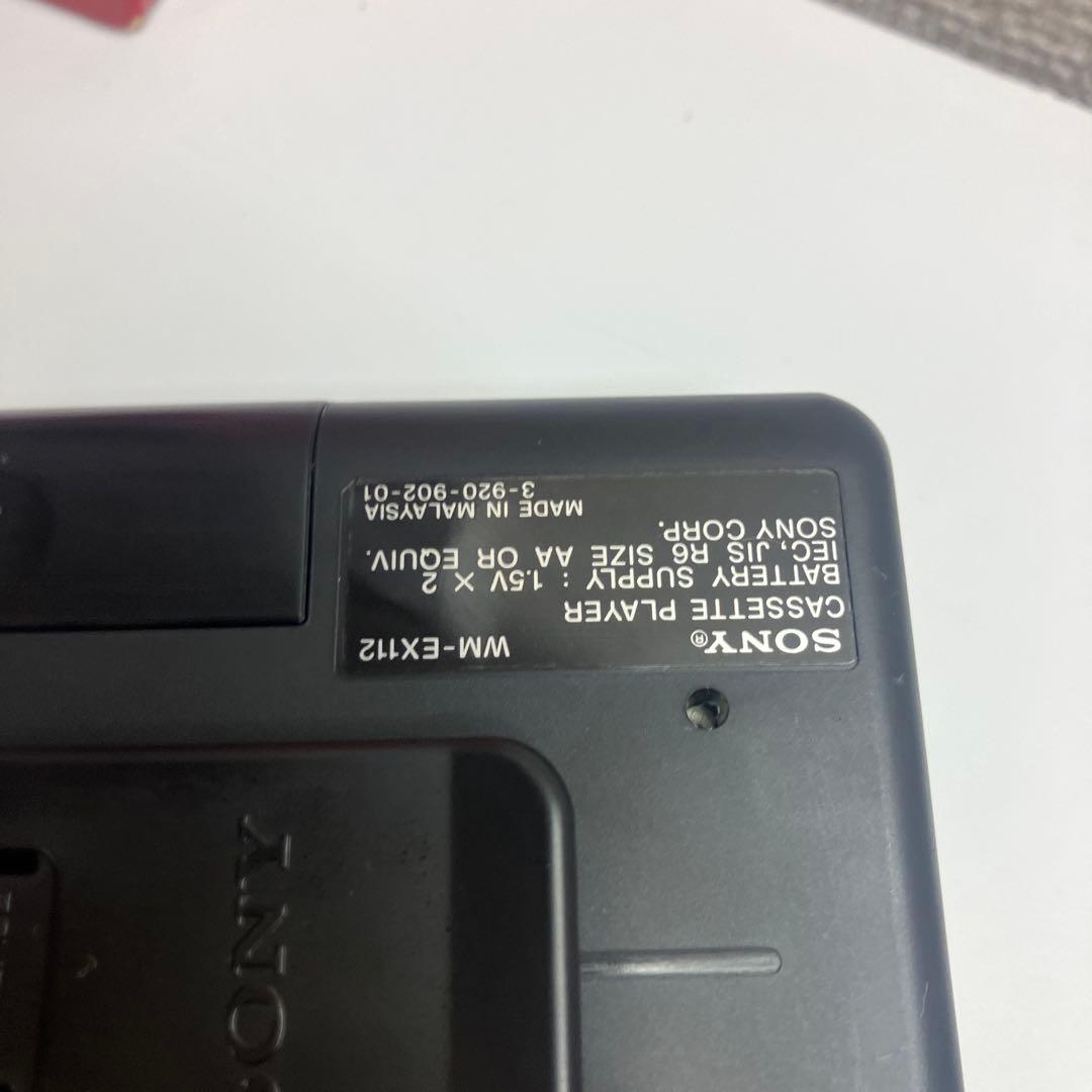 新品　超希少箱有り　SONY WM-EX112 カセットプレーヤー　レトロ