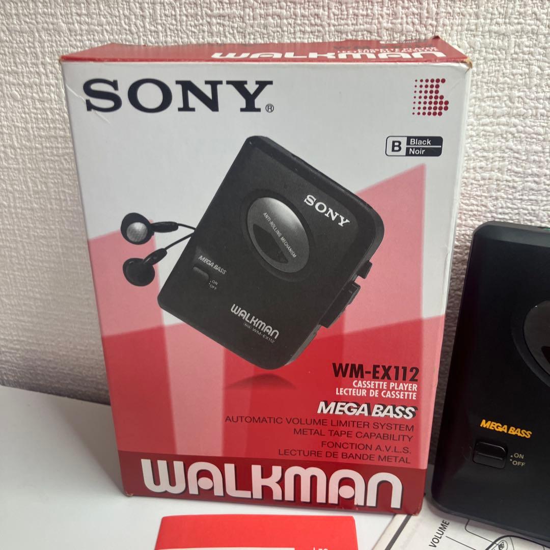 新品　超希少箱有り　SONY WM-EX112 カセットプレーヤー　レトロ