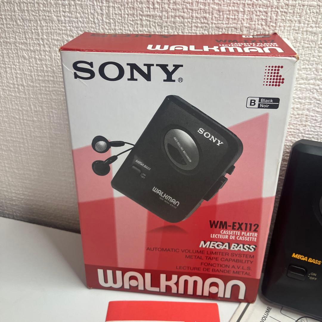 新品　超希少箱有り　SONY WM-EX112 カセットプレーヤー　レトロ