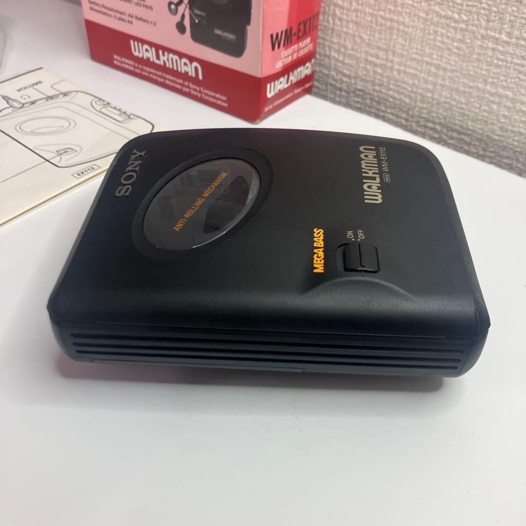 新品　超希少箱有り　SONY WM-EX112 カセットプレーヤー　レトロ