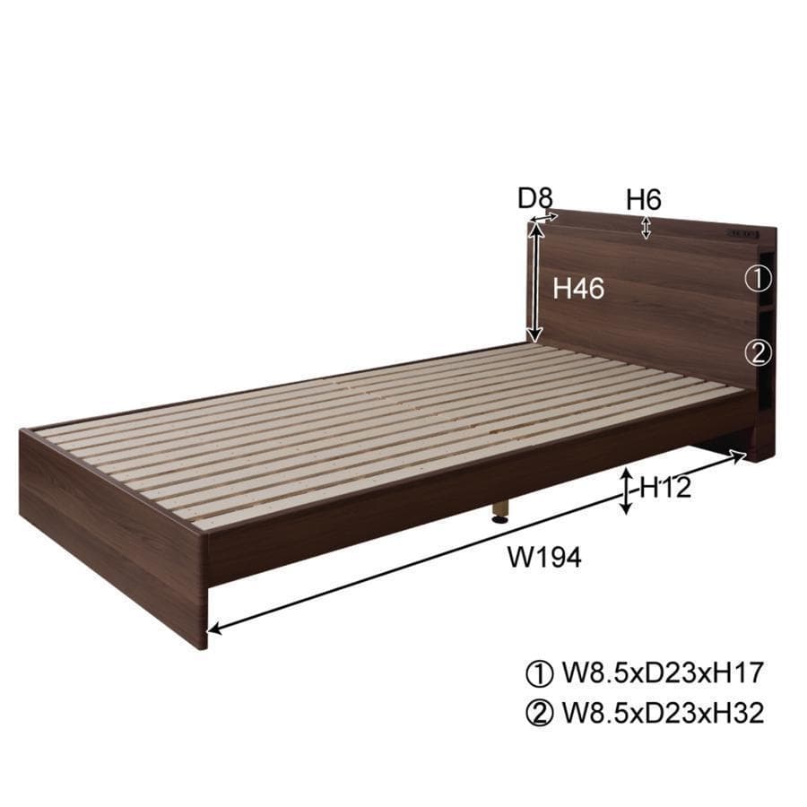 東谷 シングルベッド B-81S-BR 1495