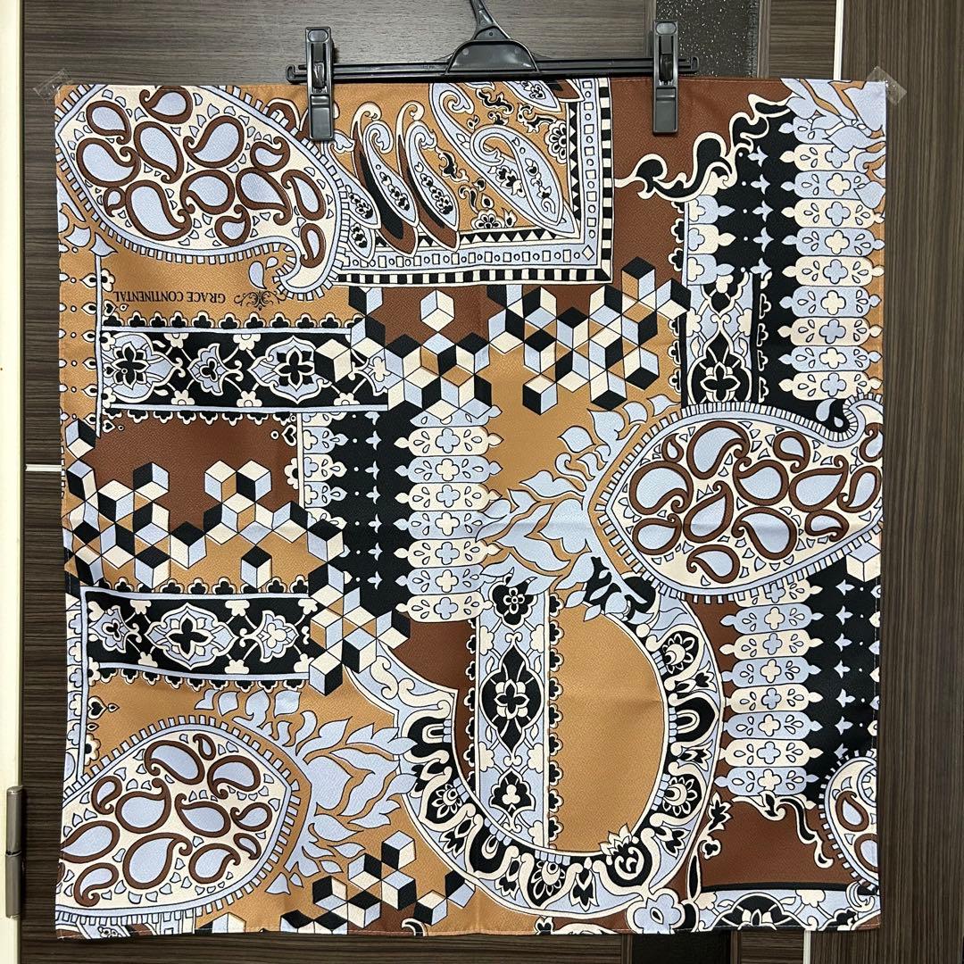 【グレースコンチネンタル】エプロン、マルチクロス、巾着　３点セット