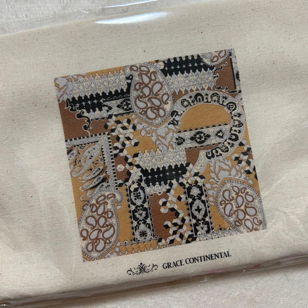 【グレースコンチネンタル】エプロン、マルチクロス、巾着　３点セット