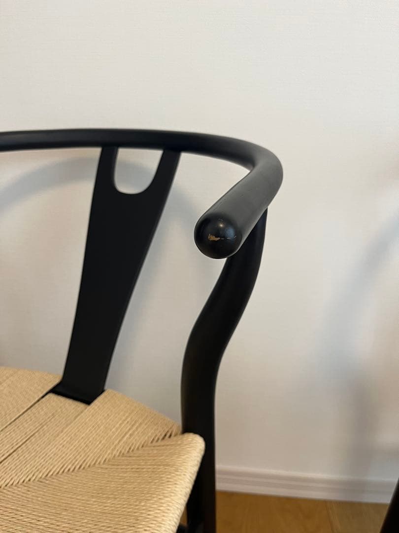 【2脚セット】カールハンセン&サン Yチェア リプロダクト ブラック