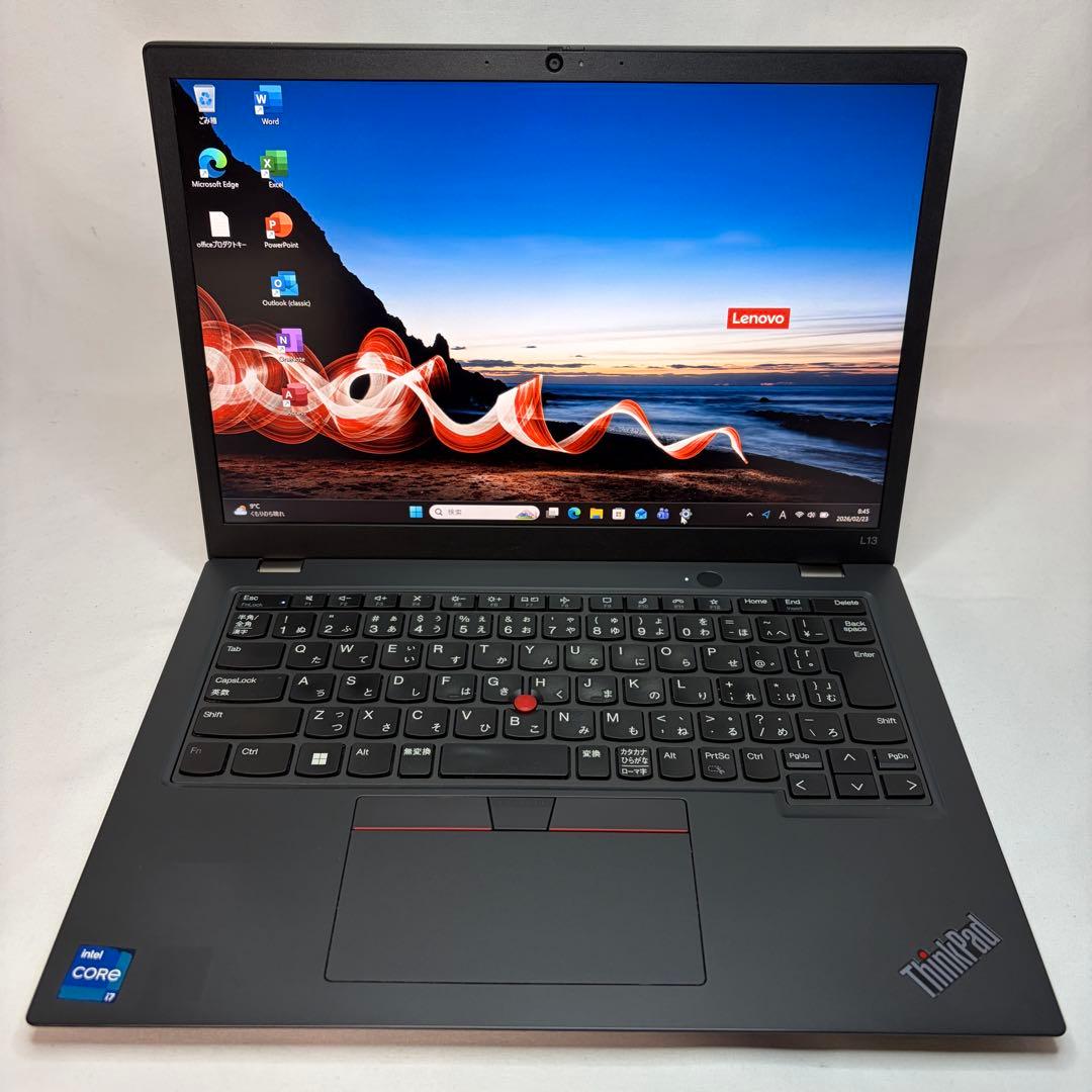 美品 ThinkPad L13 Gen3 第12世代 i7 16GB 512GB