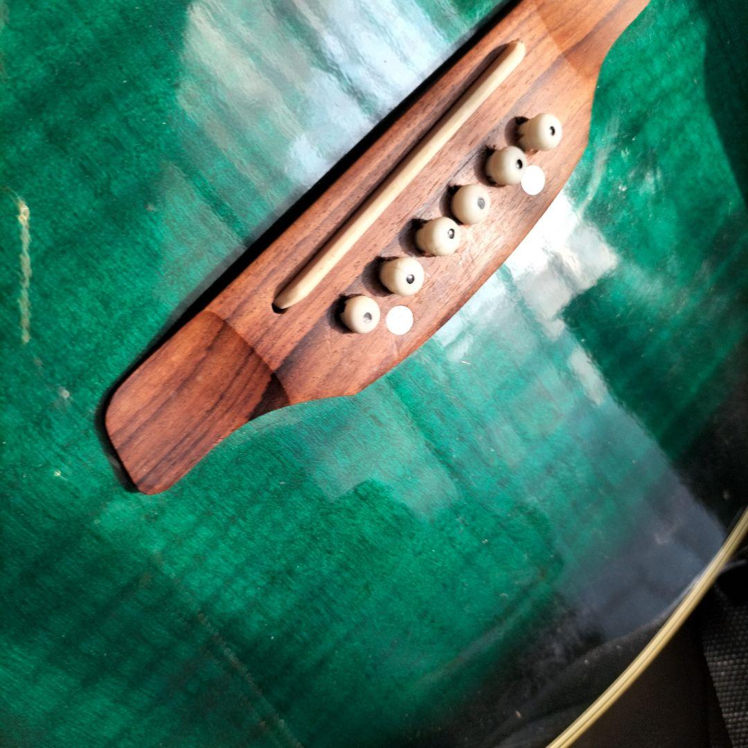 美品エレアコ　日本の老舗ギターブランドアリア AMB355 GRS