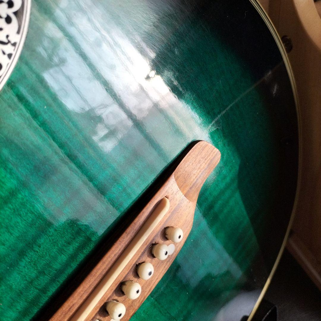 美品エレアコ　日本の老舗ギターブランドアリア AMB355 GRS