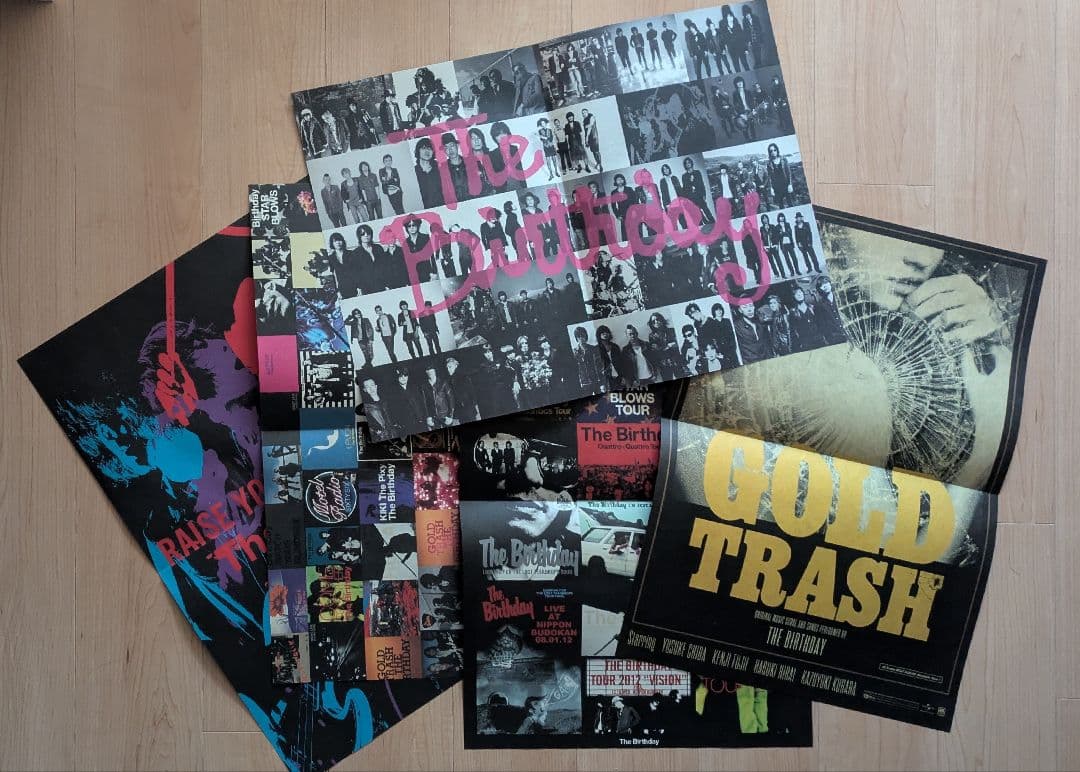 【The Birthday】GOLD TRASH　ツアータブロイド 2015レア