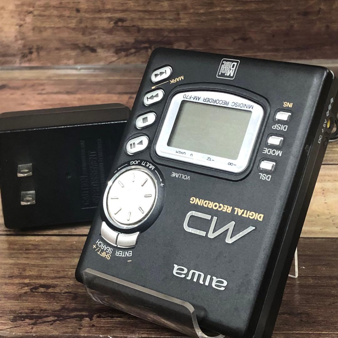 AIWA MDプレーヤー AM-F70 本体 ウォークマン レコーダー