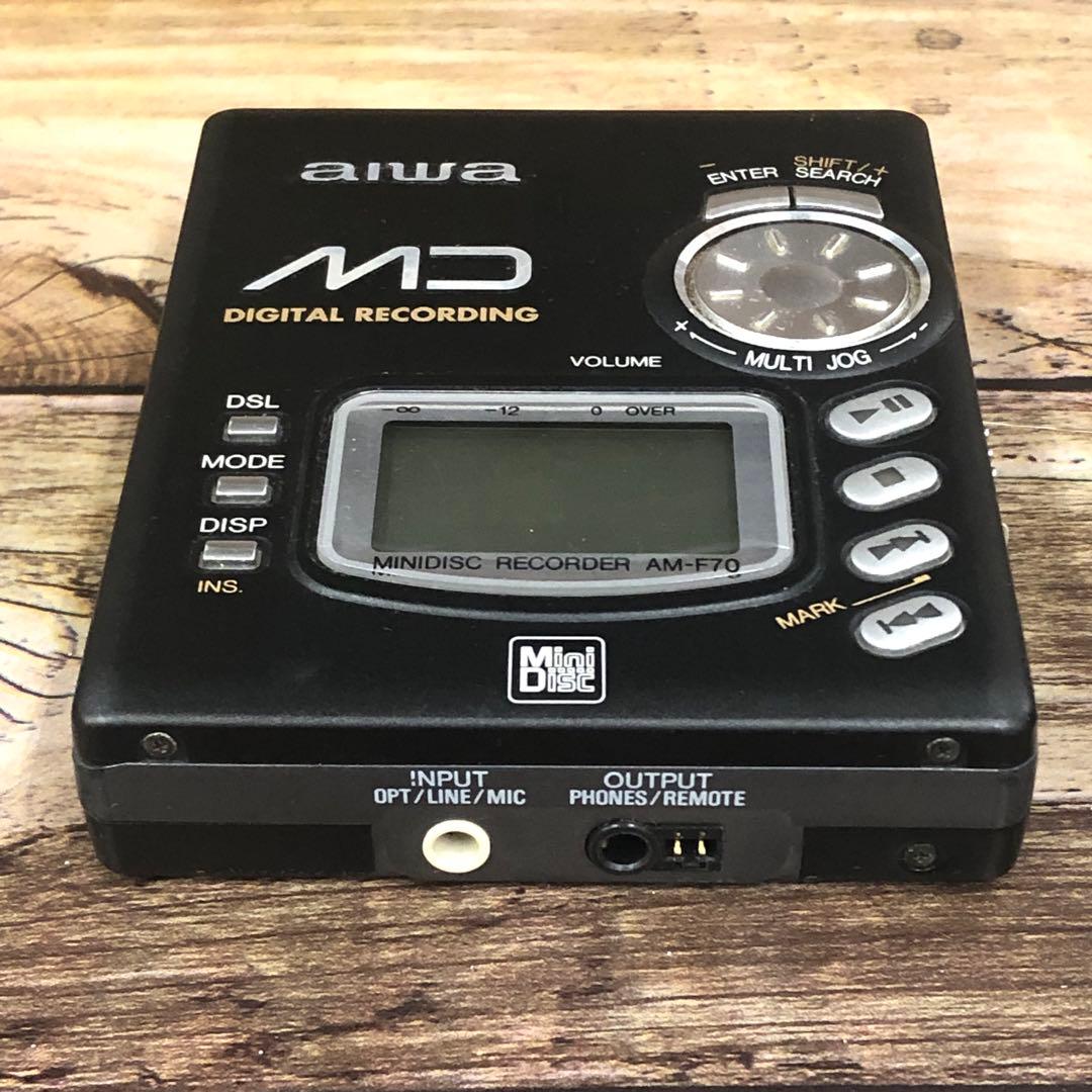 AIWA MDプレーヤー AM-F70 本体 ウォークマン レコーダー