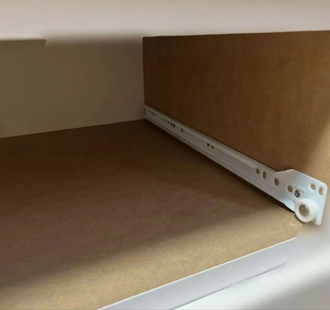 大川家具　幅100cm 4段　チェスト　木製　ホワイト　日本製