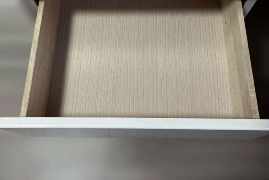 大川家具　幅100cm 4段　チェスト　木製　ホワイト　日本製