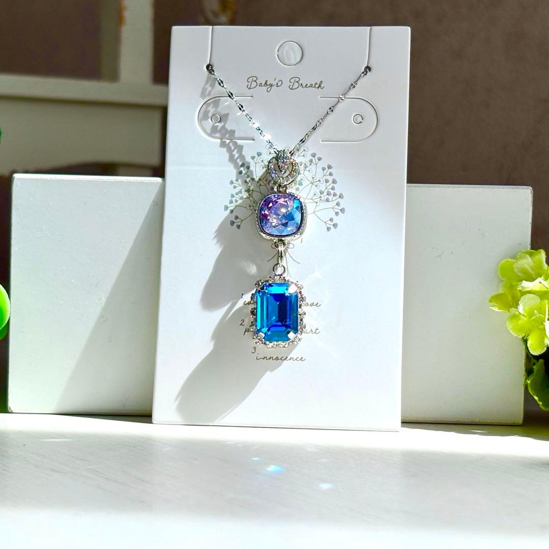 マーメイド２点お纏めページSWAROVSKIペンダント✩.*˚ブレスレット