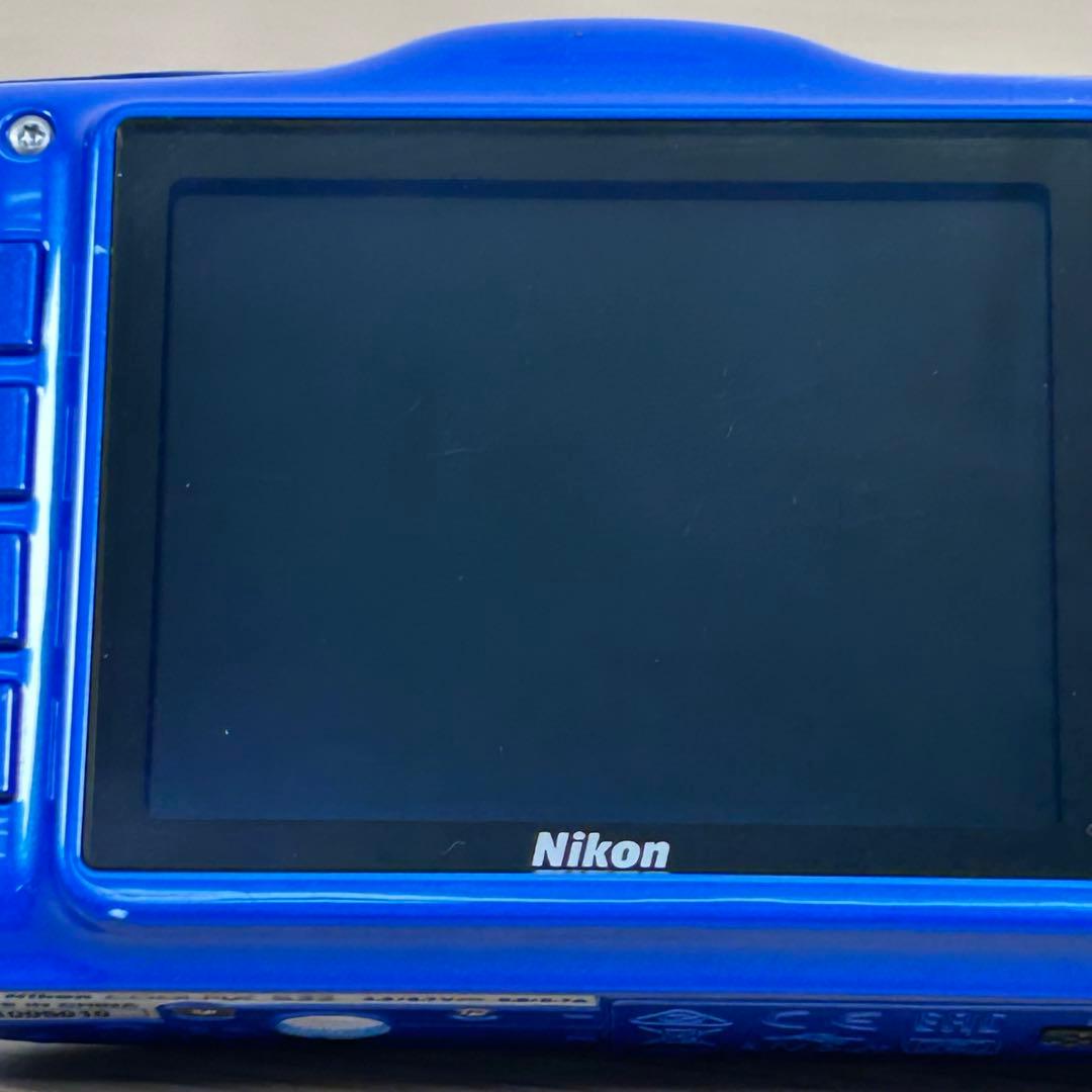 NIkon COOLPIX S32 防水デジタルカメラ ブルー B352