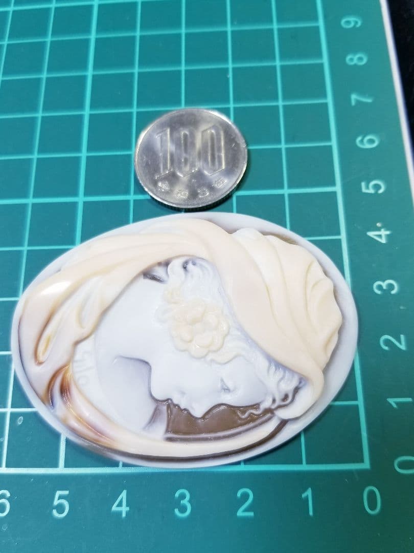 KS-629【ジュセッペ・ロンバルト作】天然3層シェルカメオルース